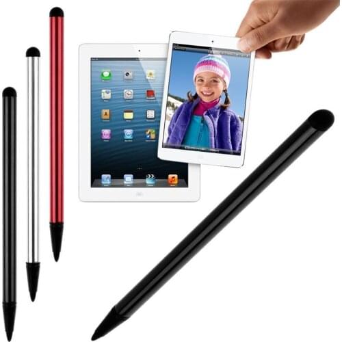5pcs Mobile Phone Strong Compatibility Touch Screen Stylus Ballpoint Metal Handwriting Pen For Ipad Iphone Android Tablet Pc