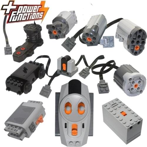Power functions Technical parts Motor multi tool servo train motor 8293 8883 PF model sets building blocks Compatible All Brands