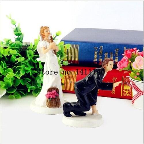 Hooked On Love Fishing With Love Funny Wedding Cake Topper Bride Groom For Cake Decoration wiht free shipping