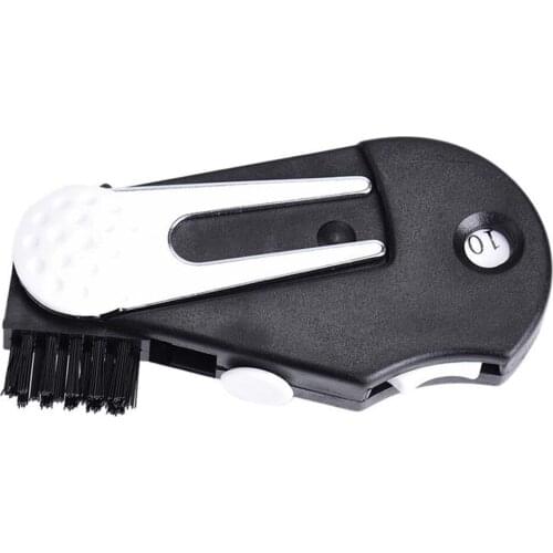 1pc5In1 Score Counter Training Aids Foldable Multifunctional Lawn Golf Divot Tool Portable Accessories Putting Green Fork Repair