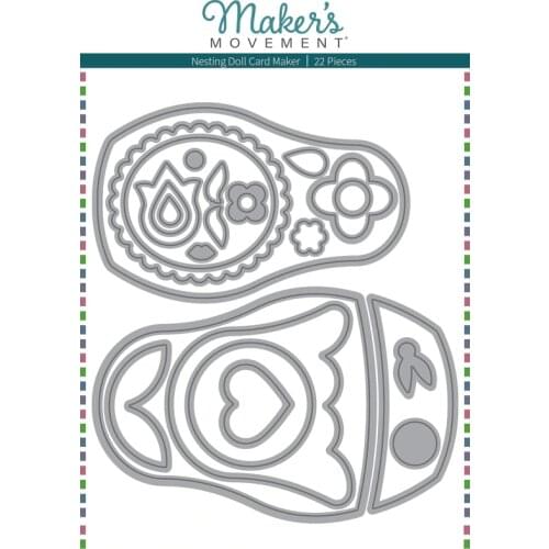 2021 AliliArts Metal Cutting Dies Nesting doll diy Scrapbooking Photo Album Decorative Embossing PaperCard Crafts Die