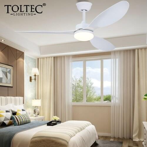 42 Inch Fashion ABS Blade Led 15W Ceiling Fan With Light Decoration Black Dc Ceiling Fan Lamp Remote Control Ventilador De Techo