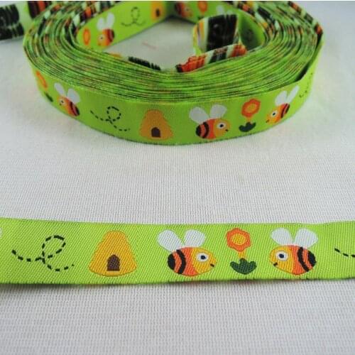 5/8" 16mm Polyester Woven Jacquard Ribbon Wholesale DIY Handmade Sewing Accessories Ribbons Trim Trimming Cartoon 10yard CX05