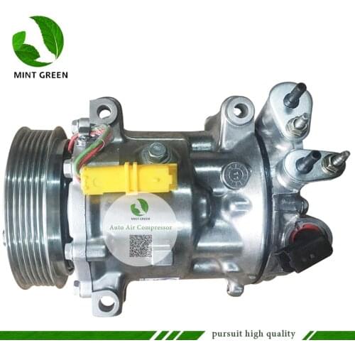 Auto A/C AC Compressor for Peugeot 407 st 1.8 2005 for Citroen C5 9656572480 1300F