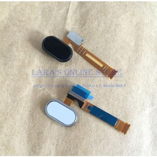 White Black For Meizu MX5 MX 5 Fingerprint Button Home Menu Button Key Sensor Flex Cable FPC Ribbon Replacement Parts