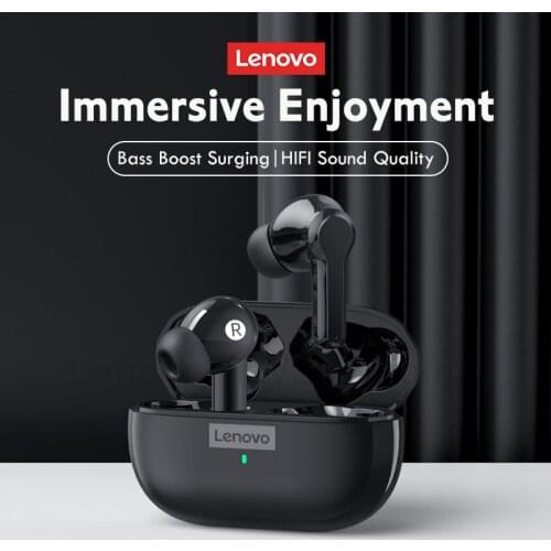 Lenovo LP1S TWS Wireless Headphones Touch Control Sport Waterproof Earphone Bluetooth HIFI Stereo Sound Headphones with Mic