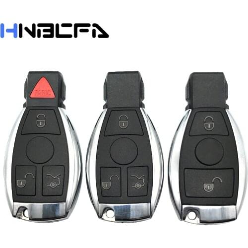 2/3/4 Button Key Fob shell For Mercedes Benz Year 2000+ W166 W212 W211 W221 W204 W205 W203 BGA Car Key fob Shell Case Replace