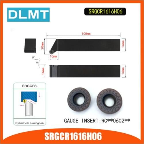 SRGCR1616H06 External Turning Tool Holder For RCMT0602 Used on CNC Lathe Machine