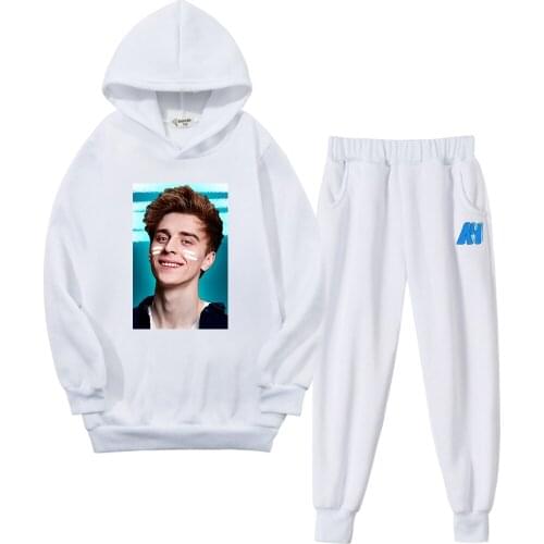 A4 Printed Cotton Long-sleeved Suit Boys and Girls Spring and Autumn Sports Wear Two-piece Pants Hoodie Girls Clothing Set