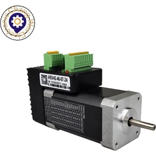 IHSV42-40-07-24Drive Control Integrated Servo Motor 42 Integrated DC Servo Motor Nema17 78W 0.185NM 1000 Line Encoder 20-36VDC