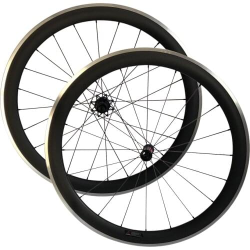 Alloy Trake Carbon Wheelswith KOOZER RS330 Straight Pull V-brake Hub Road Bicycle Wheelset 20/24 Holes Front Wheel Rear Wheel