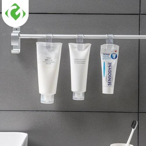 Nail-Free Curtain Rod Hanging Clip Hook Powerful Bathroom Curtain Rod Hanging Clip Bearing Adhesive Self Wall Rack Hook GuanYao