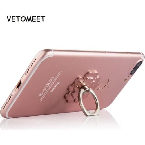 VETOMEET Finger Ring Mobile Phone Smartphone Holder For iPhone XS X Max 8 7 Samsung Xiaomi Universal phone holder