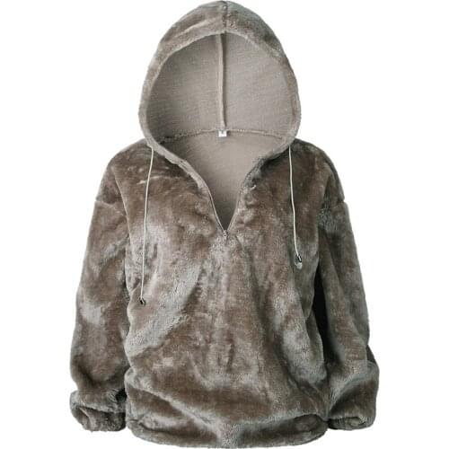 Weweya 2018 New Hoodies Women Sweatshirts Casual Short Female Winter Pullover Sweatshirts Zipper Womens Sweatshirts Pullover