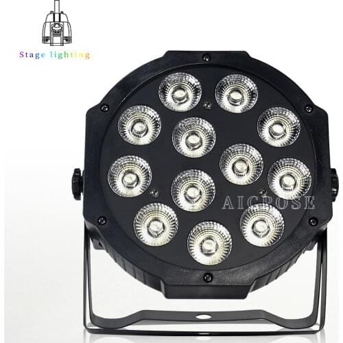 12x12w Remote Control Led Par Light RGBW 4IN1 DMX512 Disco Light Stage Dj Equipment RGBWA UV 6in1 Disco Stage Lighting