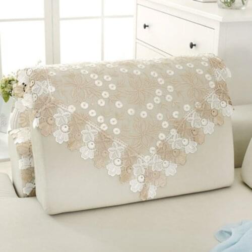 Sale Embroidery lace sofa backrest towel European quality sofa towel slip seat cover elegant brief sectional sofa armrest covers
