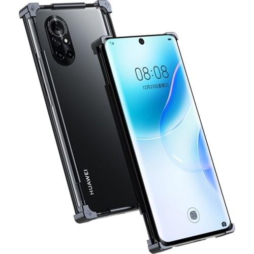 Adjustable Universal Stainless Steel Metal Bumper Case For Huawei Nova 8 6 7 Pro Nova8 Case Aluminum Cases For Nova8 Pro Cover