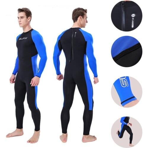 SLINX Unisex Full Body Diving Suit Men Women Scuba Diving Wetsuit Swimming Surfing UV Protection Snorkeling Spearfishing Wetsuit
