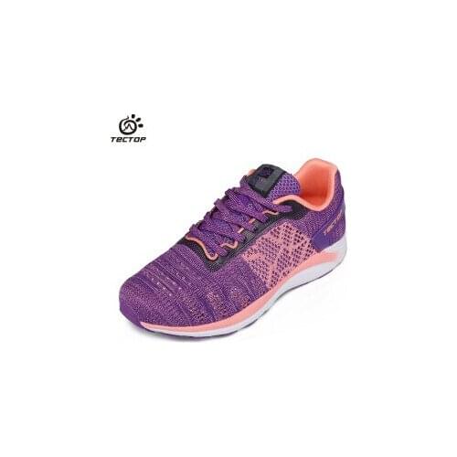 Tectop outdoor womens running sports shoes Breathable printing damping shoes anti-skid wear-resistant lightweight shoes