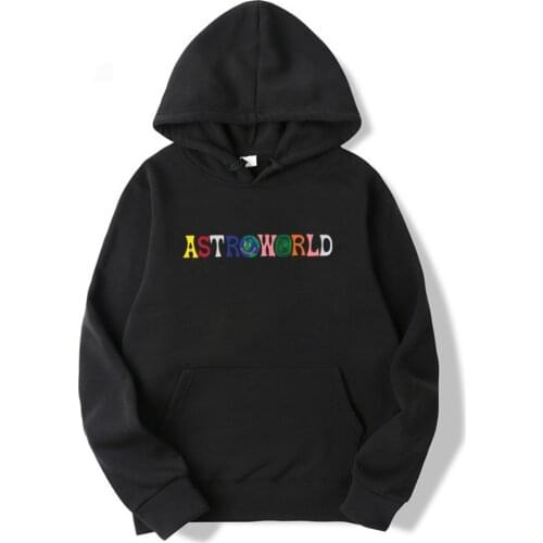 SUNOWE TRAVIS SCOTT ASTROWORLD WISH YOU WERE HERE HOODIES Fashion Letter ASTROWORLD HOODIE Streetwear Pullover Sweatshirt