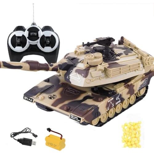 1:32 Military War RC Battle Tank Heavy Large Interactive Remote Control Toy Car Q6PD