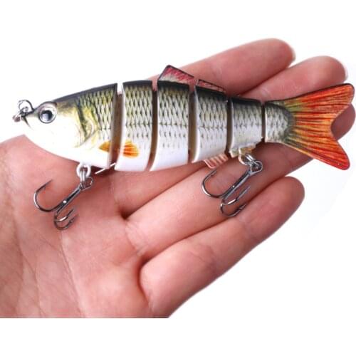 10cm 18g Sinking Wobblers Fishing Lure Wobbler Jointed Swimbait 6Segment Carp Casting Catfish River Pike Crankbait Lure Bass