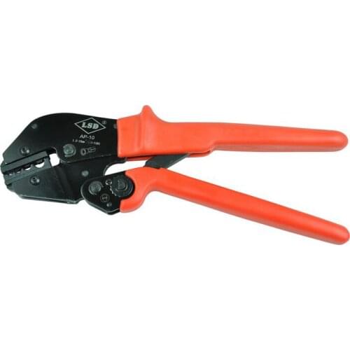 HIgh quality Ratchet crimping tool AP-10 for non-insulated cable links 1-10mm2, two hand operate crimper crimp tool wholesale
