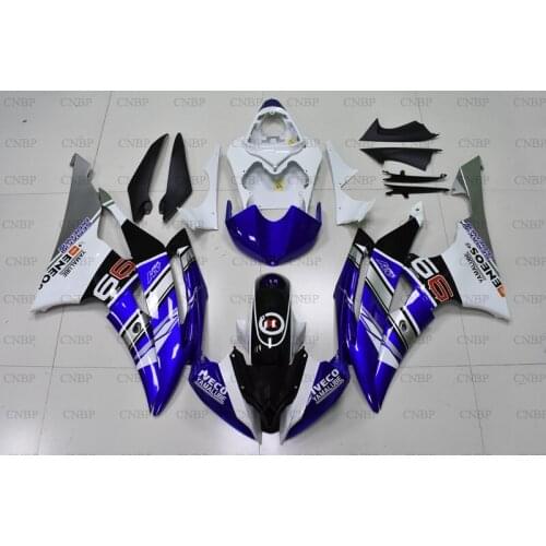 YZFR6 2008 - 2015 Fairing YZFR6 08 09 Bodywork for YAMAHA YZFR6 13 12 Blue White Plastic Fairings