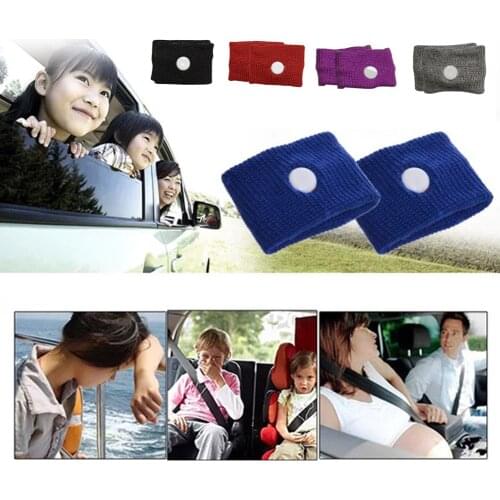 1Pair Wrist Brace Spandex Anti Motion Sickness Acupressure Wristband Unisex Relief Band Pregnancy Anti Nausea Bands