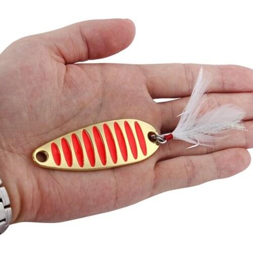 1PCS Metal Spinner Fishing Lure10g 15g 20g Wobblers Sinking Artificial Hard Sequins Baits Noise Vibration Saltwater Spoon Pesca