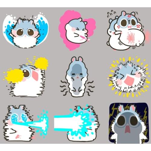 24 cute dolls scrapbook stickers for children, DIY laptop suitcases skateboard motorcycle bicycle toys