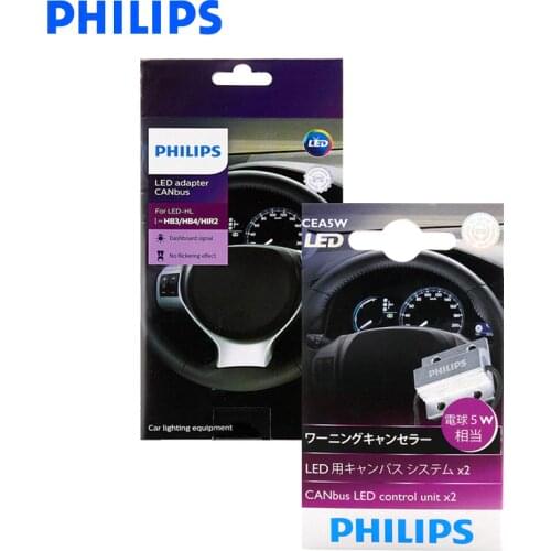 Philips LED Canbus Adapter H4 H7 H8 H11 H16 9005 9006 9012 HB3 HB4 H1R2 T10 T20 S25 Car Lamps Decoder Warning Canceller, Pair