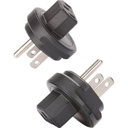 USA Power adapter US 3Pin Male Plug to IEC 320 C13 Socket Female Power conveter IEC320 C13 to USA US American Standard plug