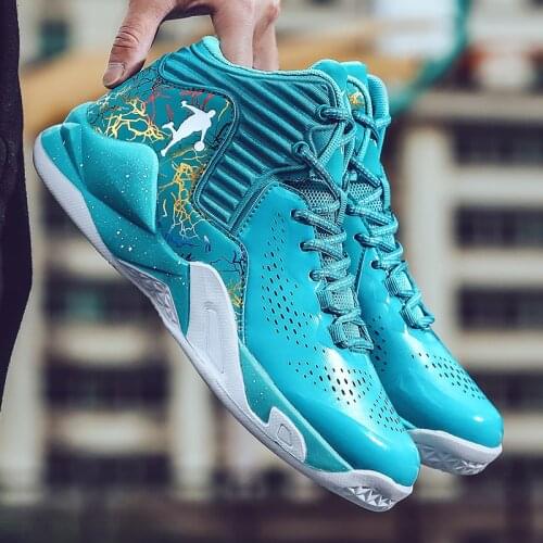 Basketball Shoes Men Sneakers Children Basket Shoes High Top Non-slip Sports Shoes Trainers Men Retro Basketball Shoes Boys