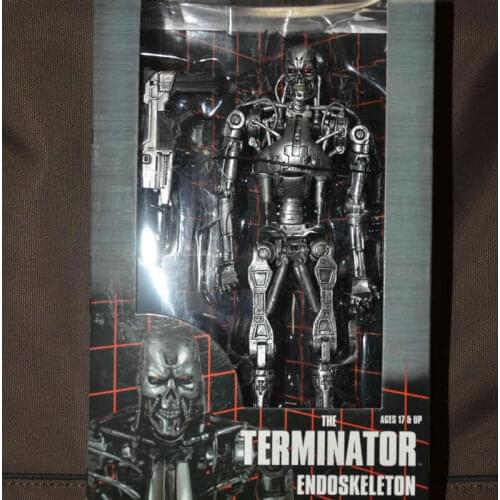 NECA Action Figure Newest Anime Terminator Toy Warrior Doll T800 T1000 Mechanical Skeleton Movable 18cm Model Funny Toy Gift