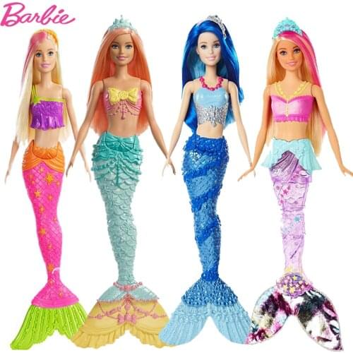 Barbie Merimaid Model Dreamtopia Series Doll Girls Simulation Deep Sea Fairy Tale Toy Christmas Gifts FJC92 GFL82 FXT11 GGG58