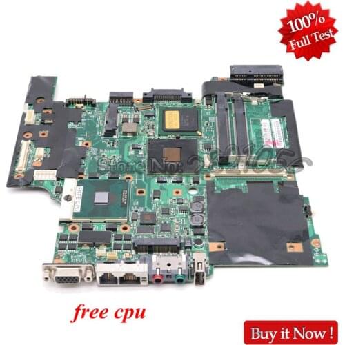 NOKOTION FRU 42W7648 Mainboard For Lenovo Thinkpad T61 laptop motherboard 14.1 inch 965GM DDR2 screen 4/3 free cpu