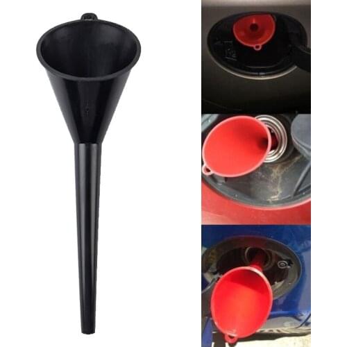 Car Refueling Multi-Function Plastic Long Neck Oil Funnel for All Automotive Oil suitable for importing the body oil tank