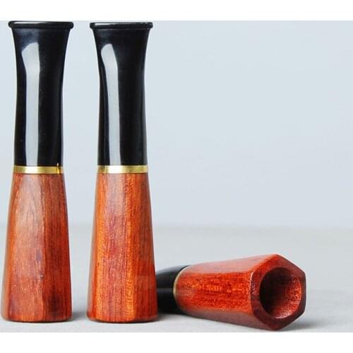 Rosewood cigar mouthpieces wood mouthpiece extended mouth activated carbon filter type mouth diameter 14