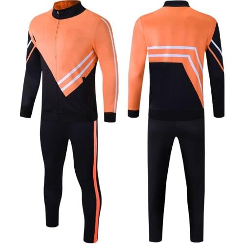 2020 New Custom Casual Mens Fall Suit Mens Football Uniform Sublimation Polyester Tracksuit Fashion Track Suit