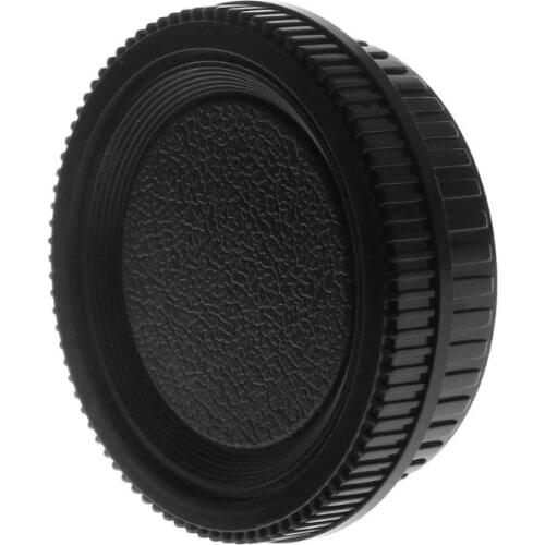 2021 New Rear Lens Body Cap Camera Cover Set Dust Screw Mount Protection Plastic Black Replacement for Minolta MD X700 DF-1