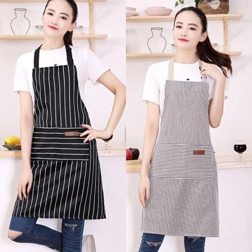 Newest Hot Solid Cooking Kitchen Canvas Apron Unisex Woman Men Chef Waiter Cafe Shop BBQ Hairdresser Aprons Kitchen Accessory