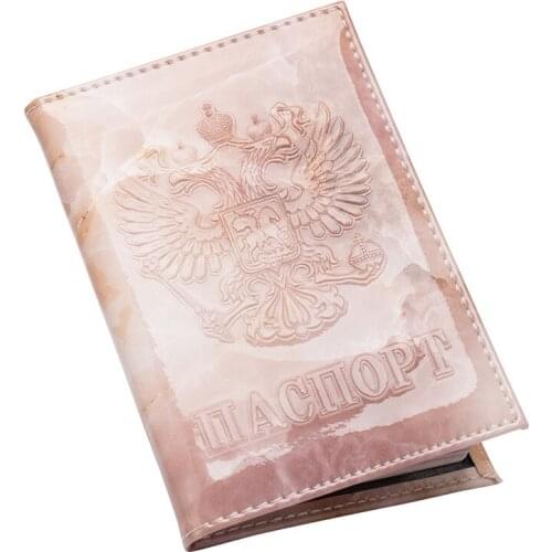 Russian brand passport wallet designer passport cover woman credit card holder travel set storage for passport holder Blue black