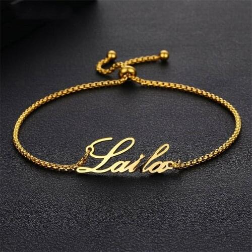 Personalized Name Bracelet Custom Name Bracelet Unisex for Lover Valentines Day Gift