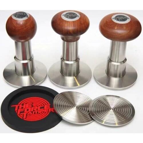 The Force Tamper Coffee Accessories Stainless Steel Coffee Tamper Kitchen Press Tool Cloth Powder Leveler Tool Powder Hammer