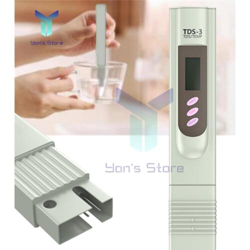 TDS-3 TEMP Three Key Temperature Measuring Pen For Water Quality Function Conductivity Water Quality Measurement Tool Detection