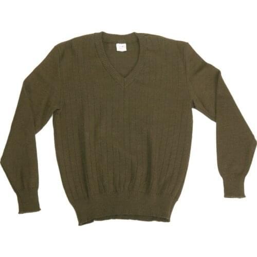 Military wool sweater Czech Republic V-neck militaria original