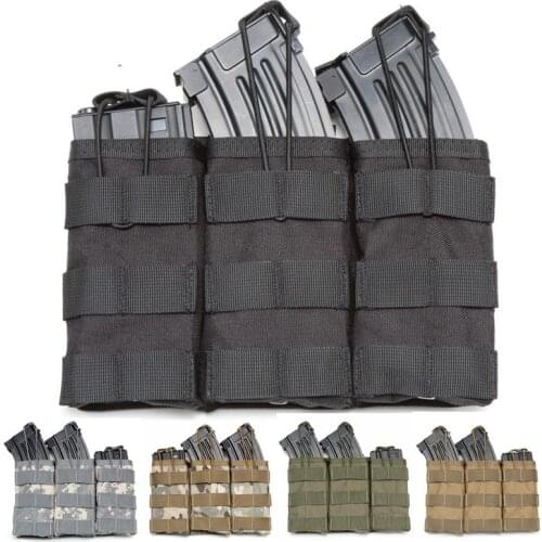 Tactical Equipment M4 Molle Magazine Pouches Military Mag Bag Paintball Shooting Airsoft Single/Double/Triple Magazine Pouch