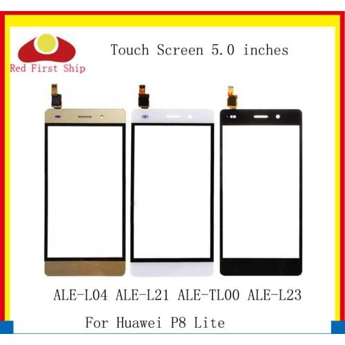 10Pcs/lot Touch Screen For Huawei P8 Lite Touch Panel Sensor Digitizer Front Glass Outer ALE-L04 ALE-L21 ALE-TL00 TouchScreen
