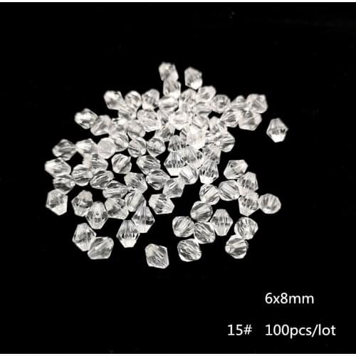 100 pcs/lot Transparent Acrylic Crystal Bead Curtain Wedding DIY Party Decor Home Living Room Bedroom Decoration #PJ113